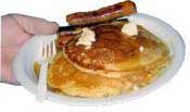 Pancakes & Fresh Maple Syrup - umm umm good.